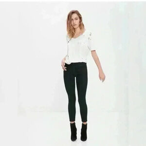 MOTHER Women’s The Looker Crop Devil in‎ The Making Wash Jeans Size 26